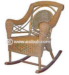 Rattan rocking chair