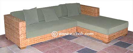 Coarse Rattan peel Corner set
