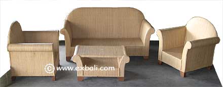 Fine rattan peel lounge setting