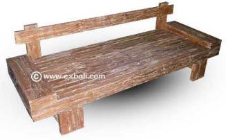 Recycled teak Sofa