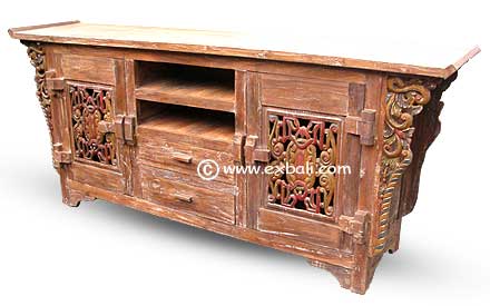 Recycled teak sideboard / console table