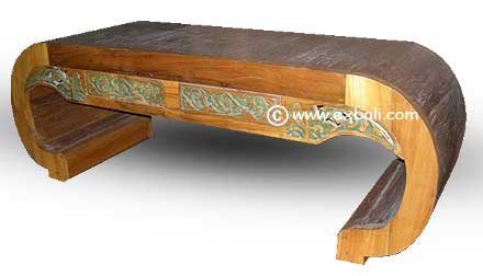 teak coffee table