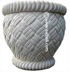 Carved stone bowl