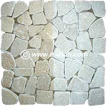 Mosiac  Stone  Mixed design mesh tiles