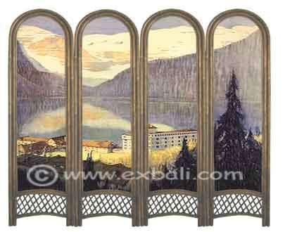 Cane room divider