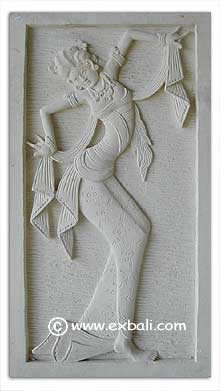 Balinese carved stone blocks