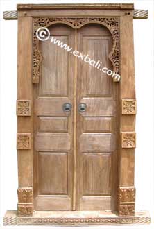 Teak doorway