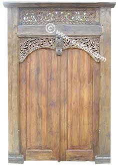 Teak door