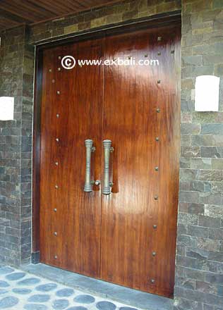 recycled teak doors